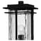 Quoizel McAlister 1-Light Earth Black Outdoor Post Lantern MCL9008EK - alternate 2